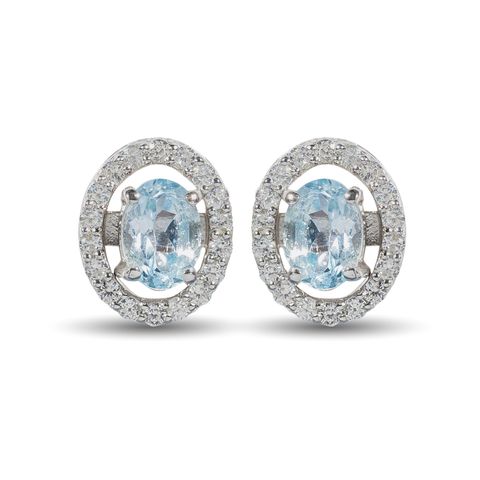 Aquamarine axora earrings 2