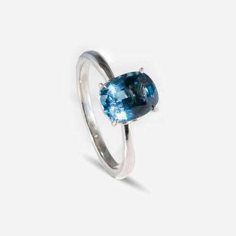 blue topaz ring