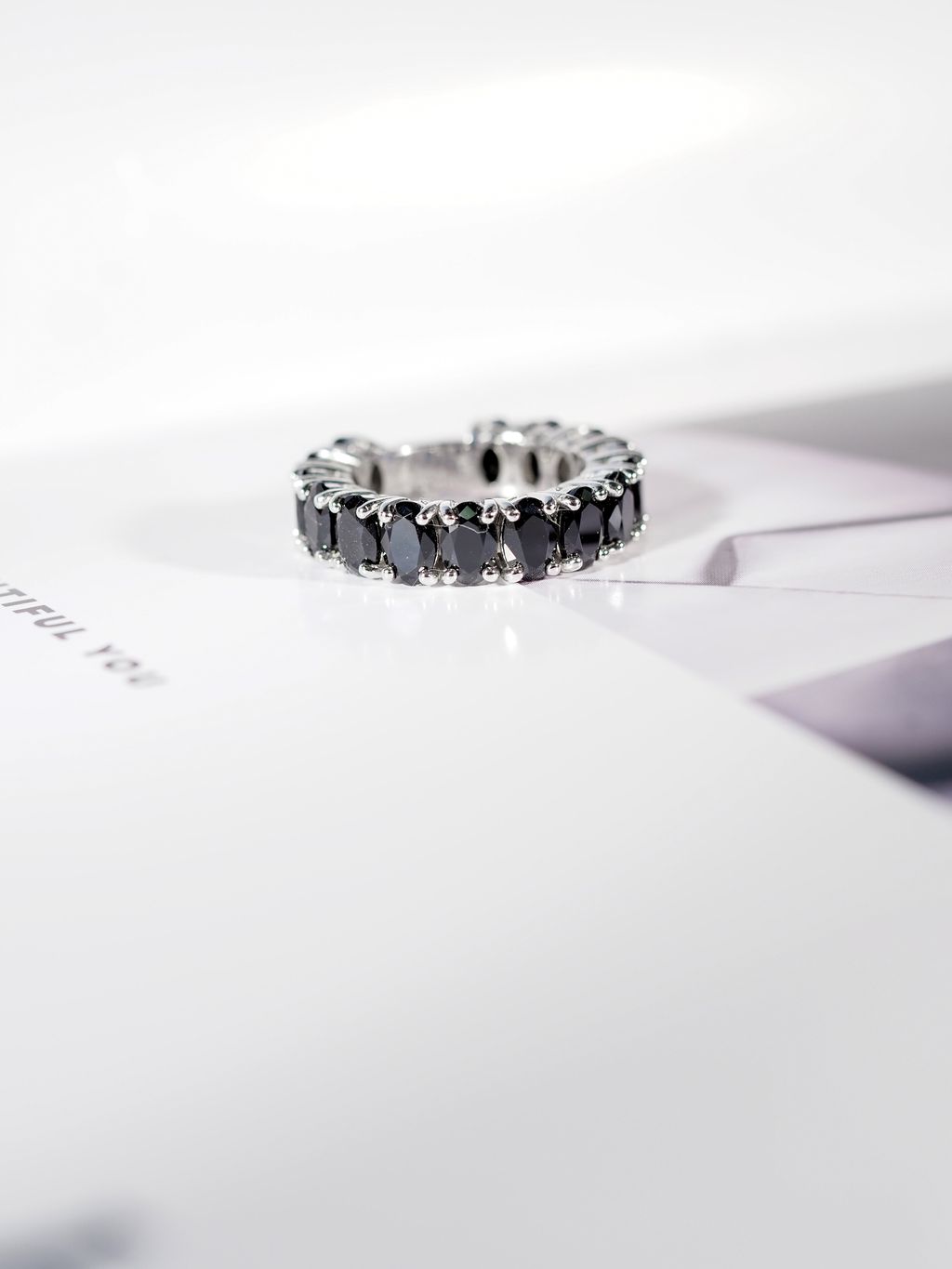 AXORA Onyx Eternity Ring