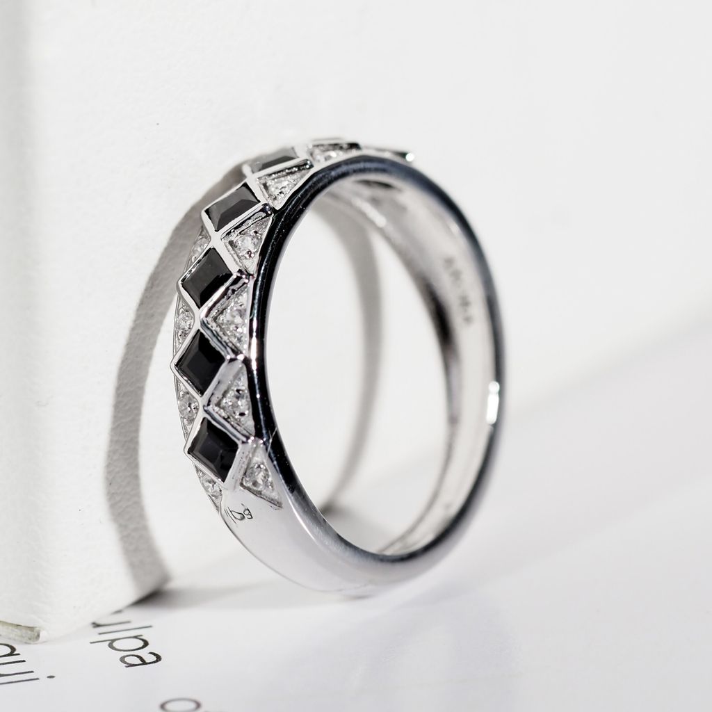 AXORA Eternity Onyx  Ring