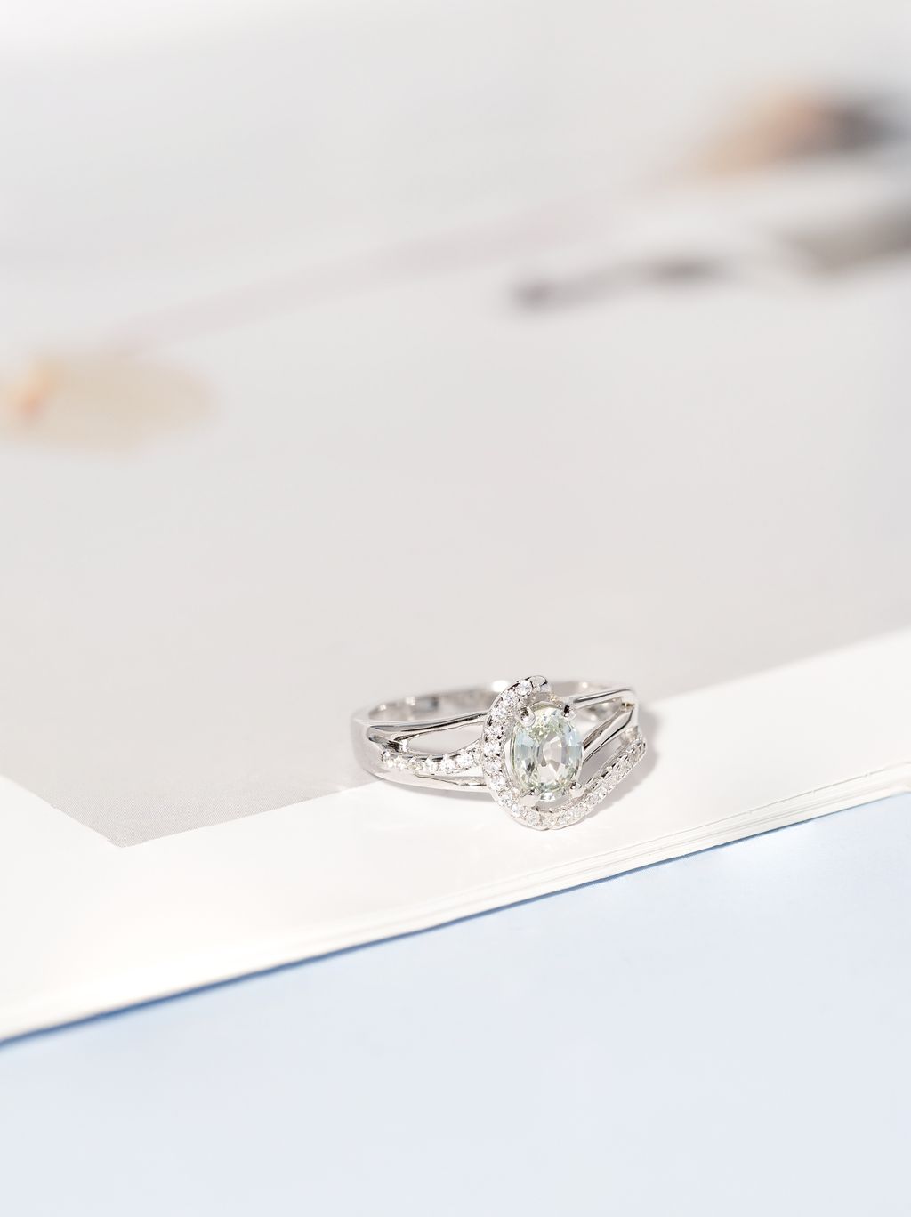 Green sapphire ring-2