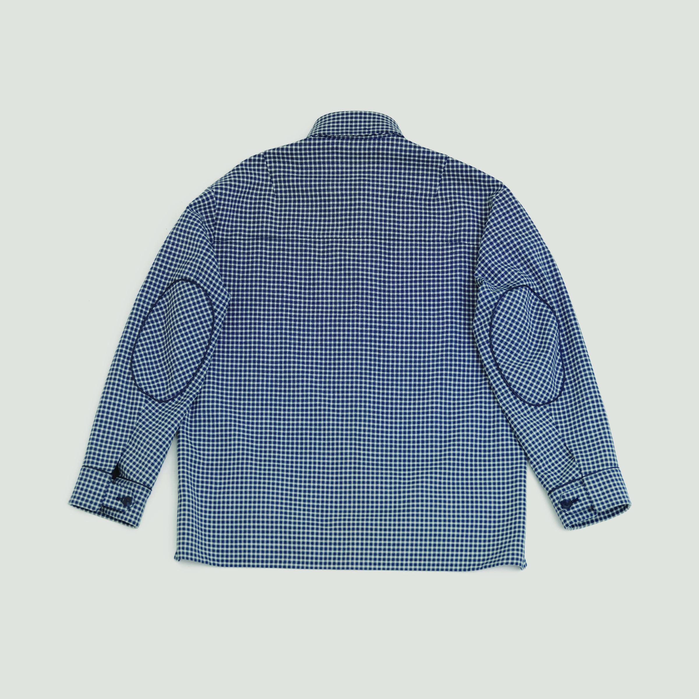 Checked wool jacket