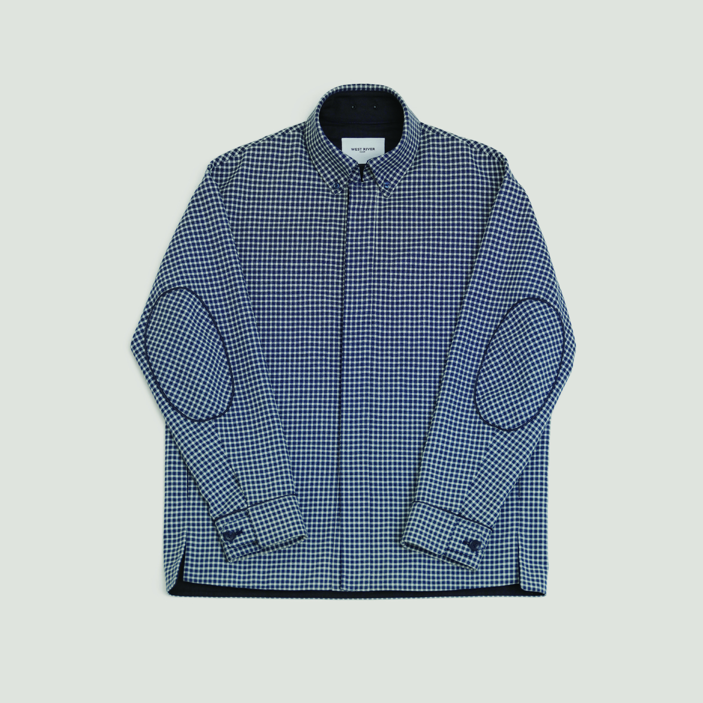 Checked wool jacket