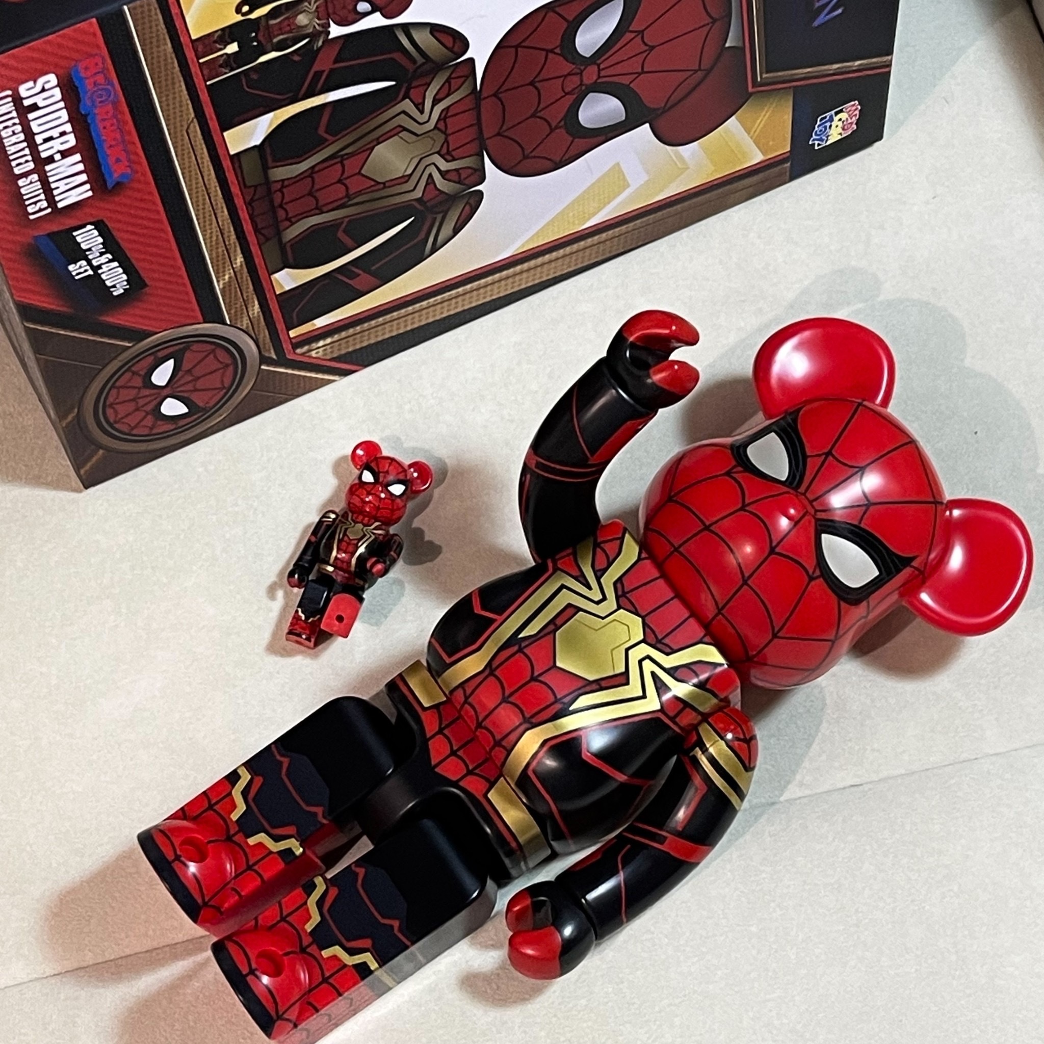 BE@RBRICK SPIDER-MAN UPGRADED SUIT