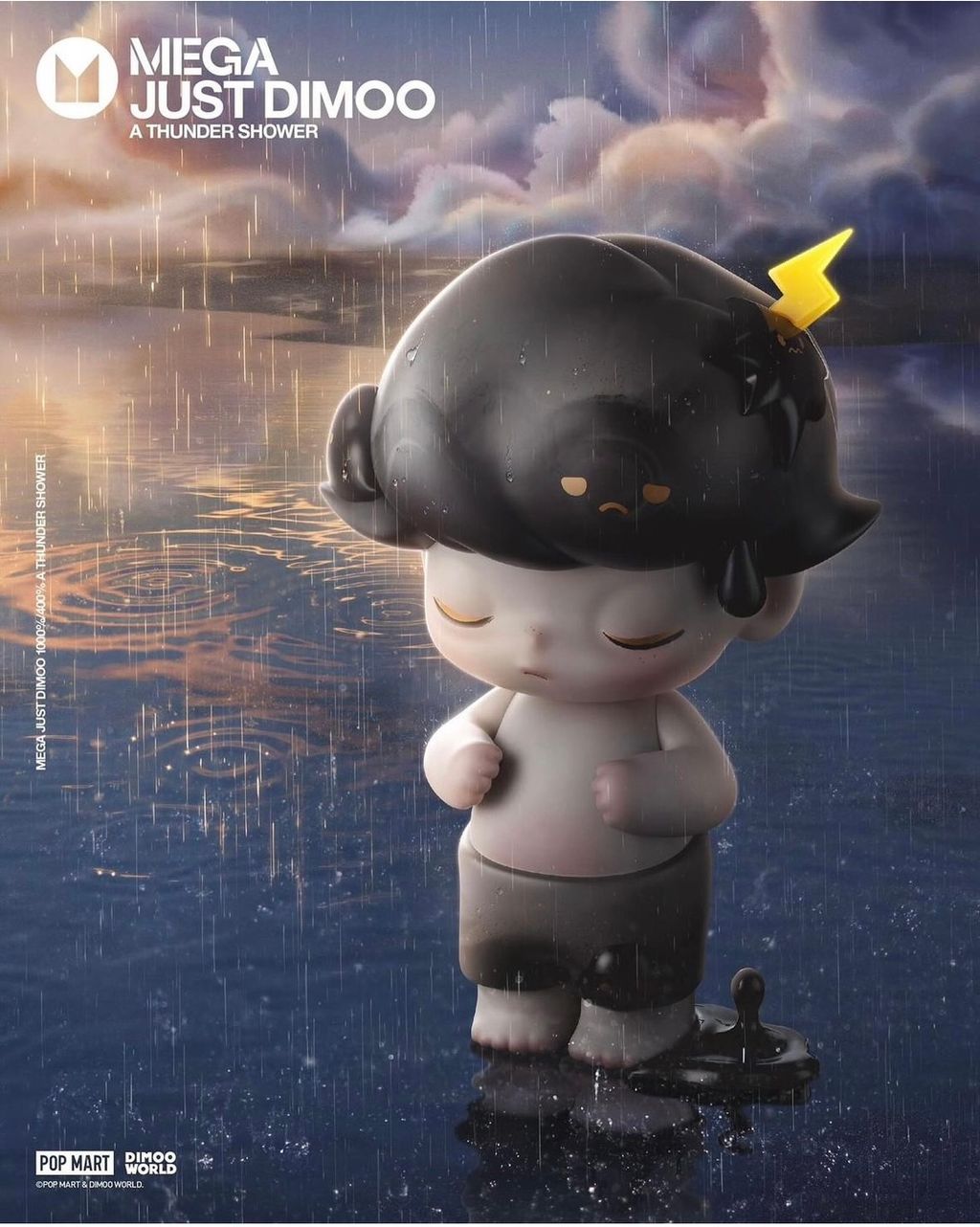 MEGA コレクション JUST DIMOO 400% A Thunder MEGAコレクション JUST DIMOO400%AThunderShower