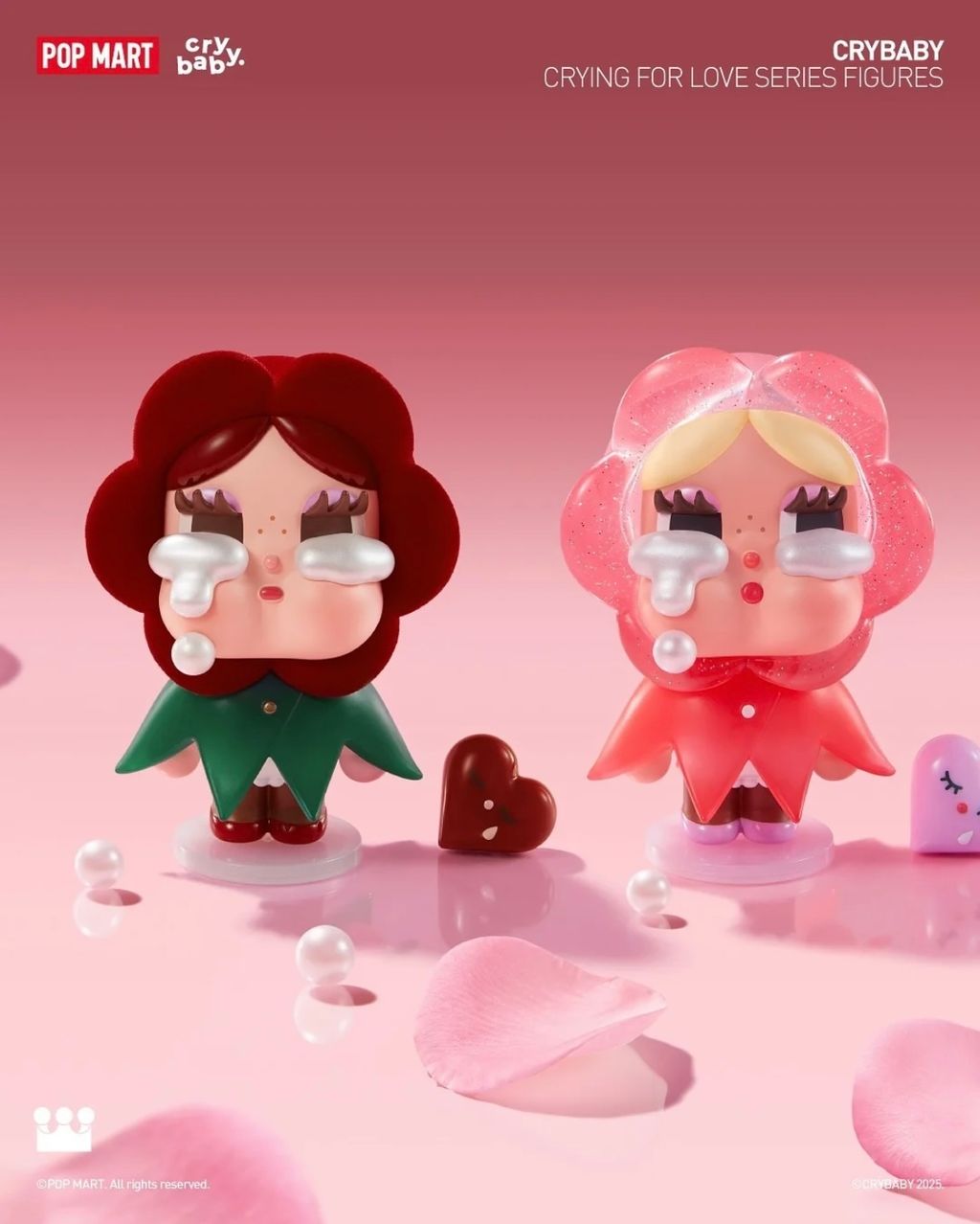 正規品 POPMART CRYBABY Crying for love CRYBABY Crying For Love Series Figures - POP MART (Japan)