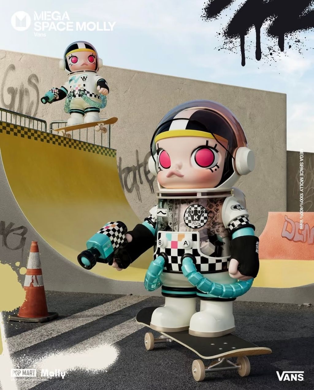 その他 MEGA SPACE MOLLY 400% VANS POPMART MEGA SPACE MOLLY 400% VANS 