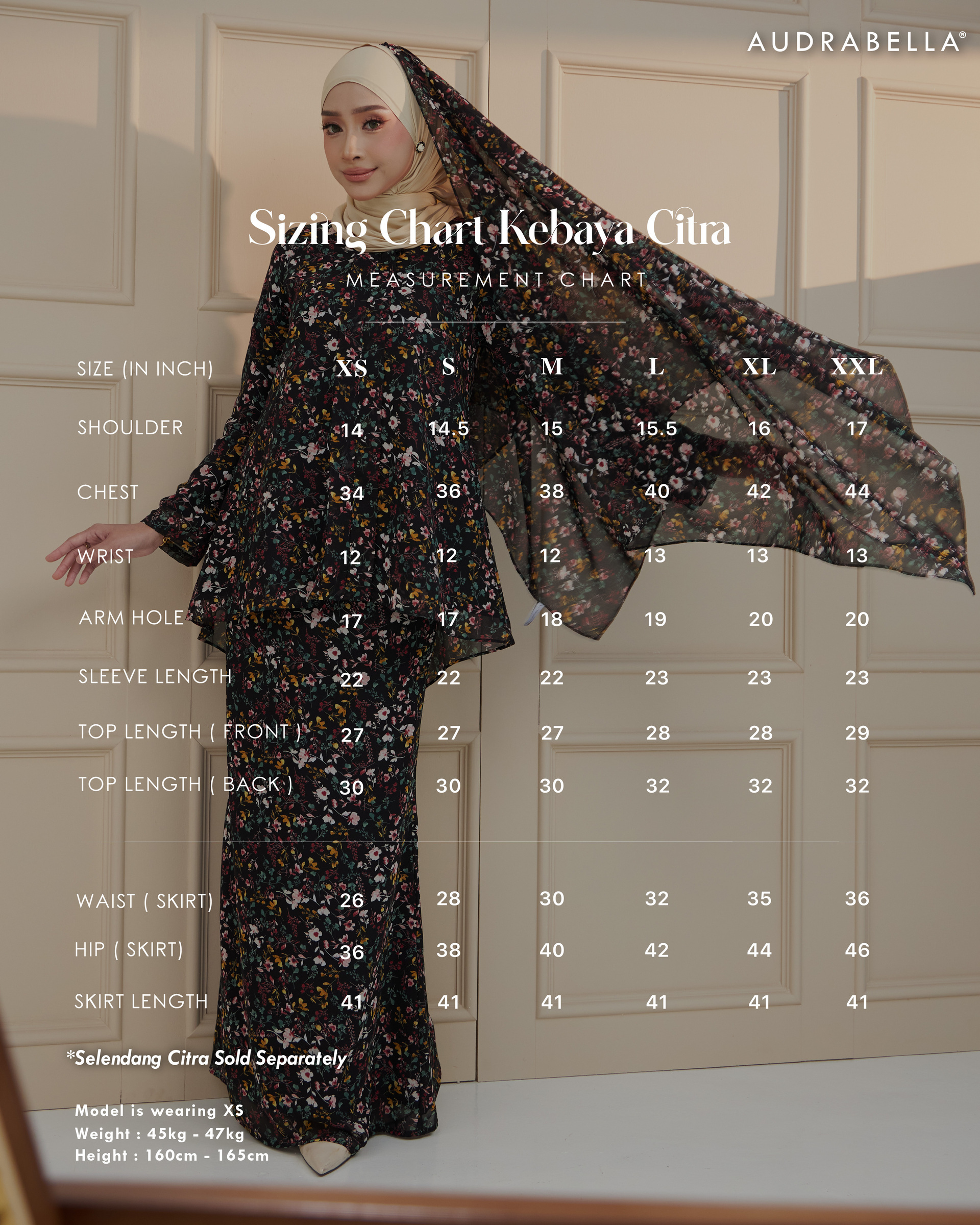 PRICE.SIZE.BASED KEBAYA CITA26-02