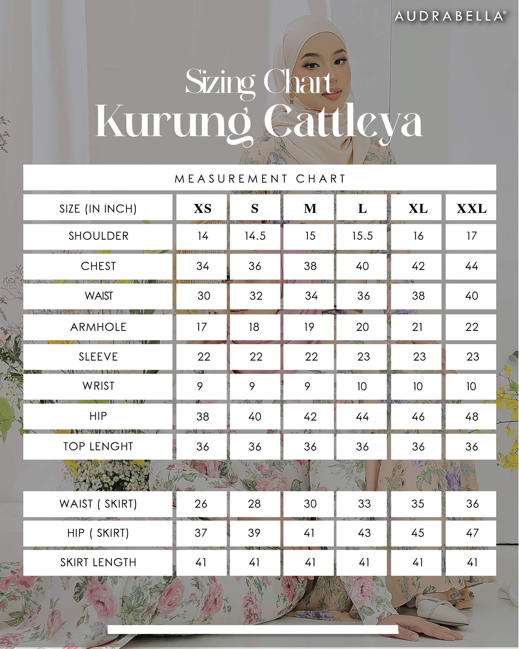 NEW SIZING CHART CATTLEYA 11.0-01