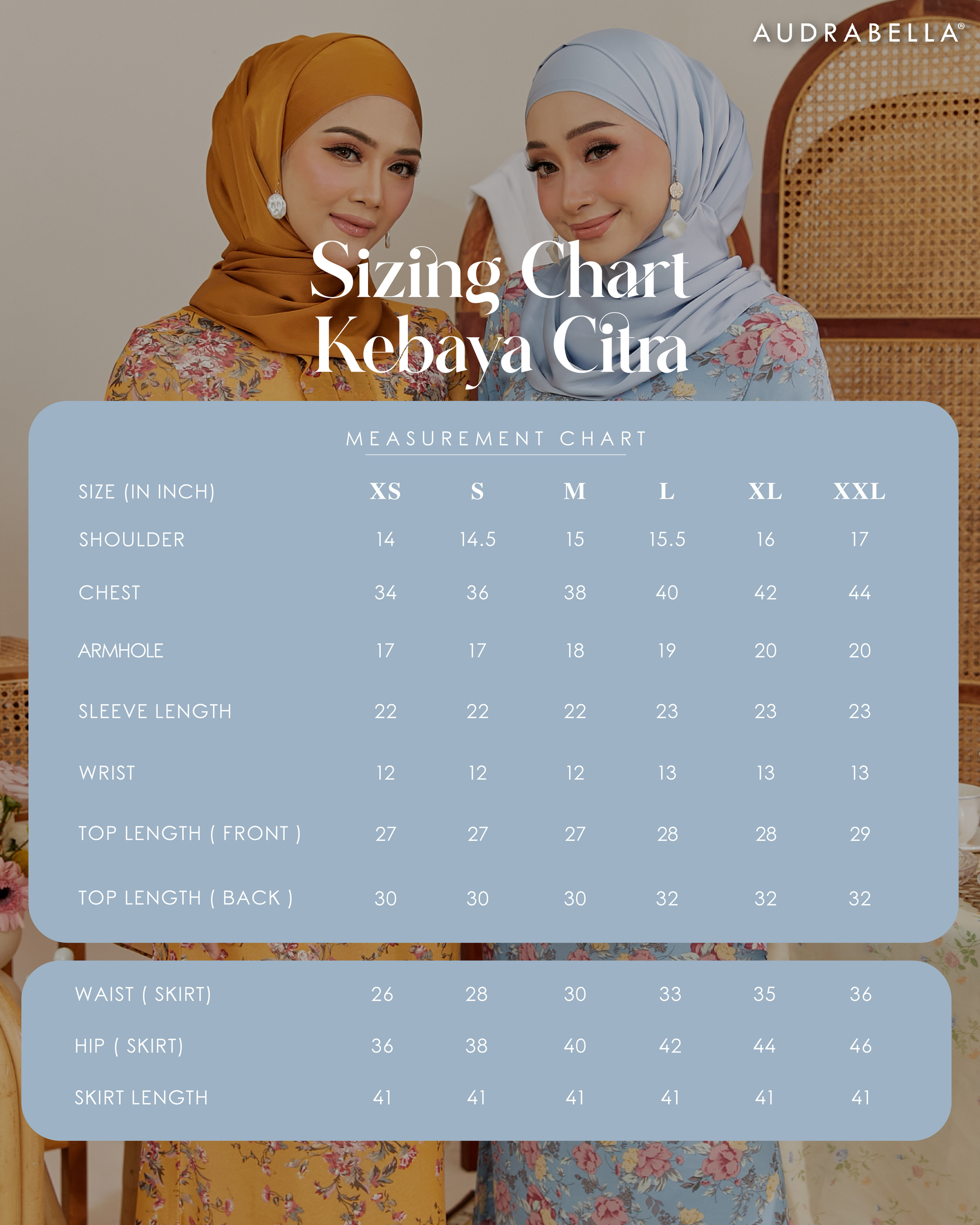 SIZING CHART_CITRA ( ADULT )
