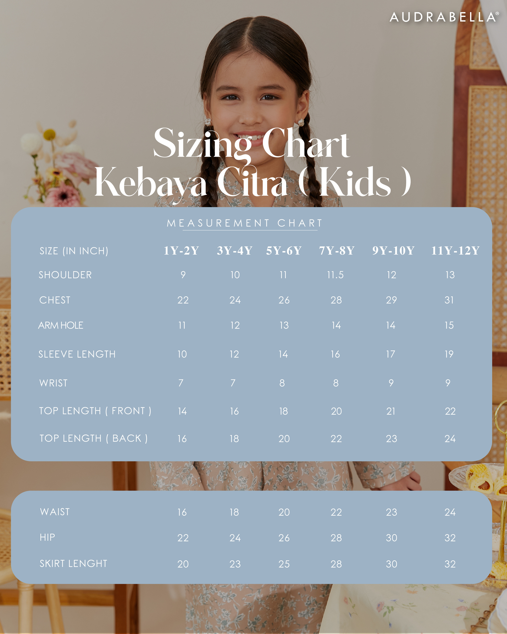 SIZING CHART_CITRA ( KIDS )