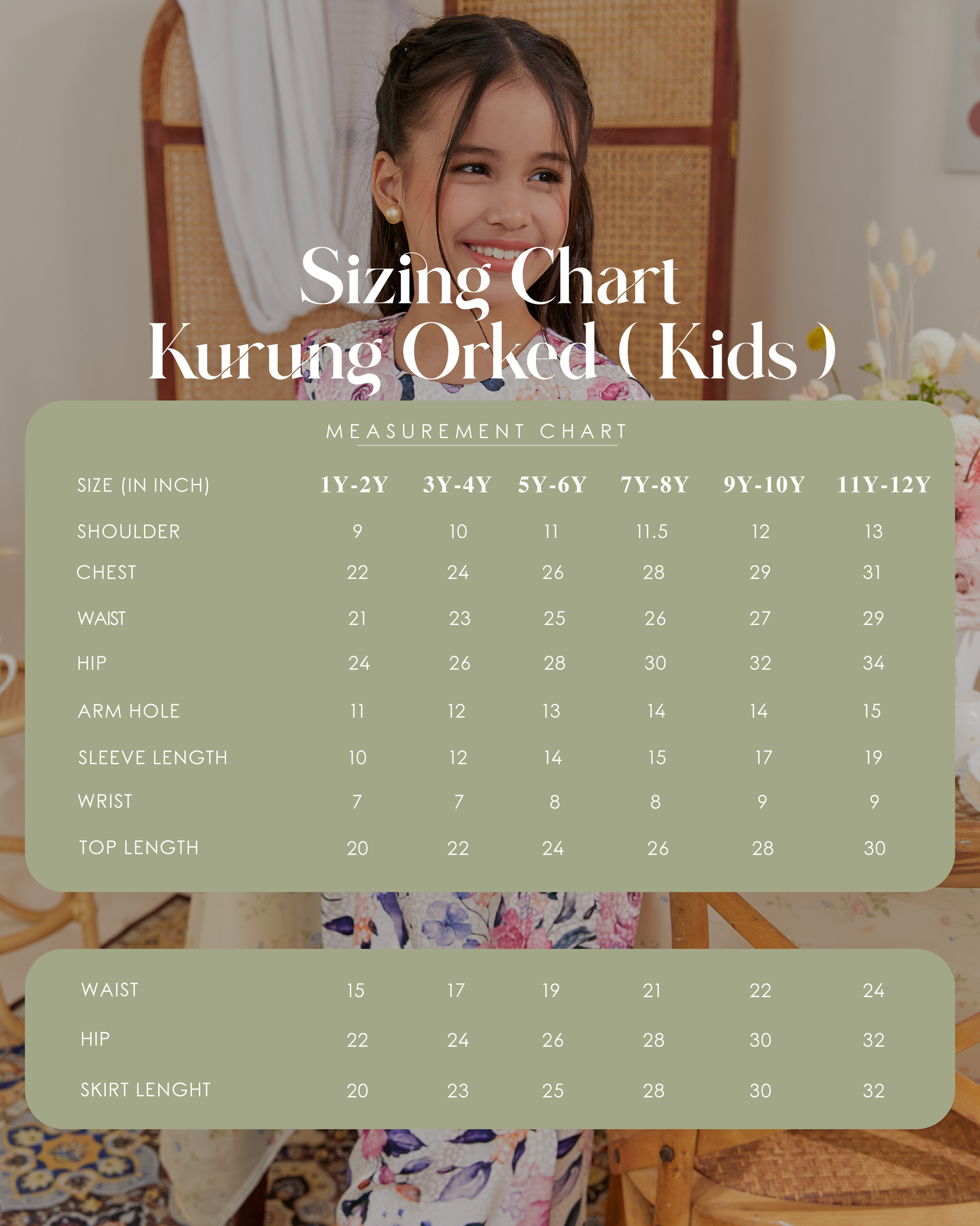 SIZING CHART_ORKED ( KIDS )