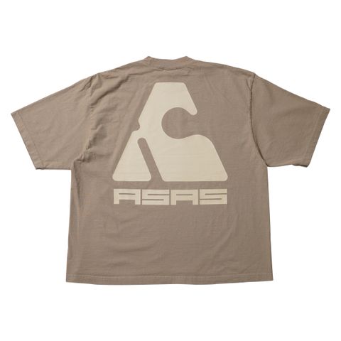 ASAS BIG LOGO Tee - OATMEAL Back