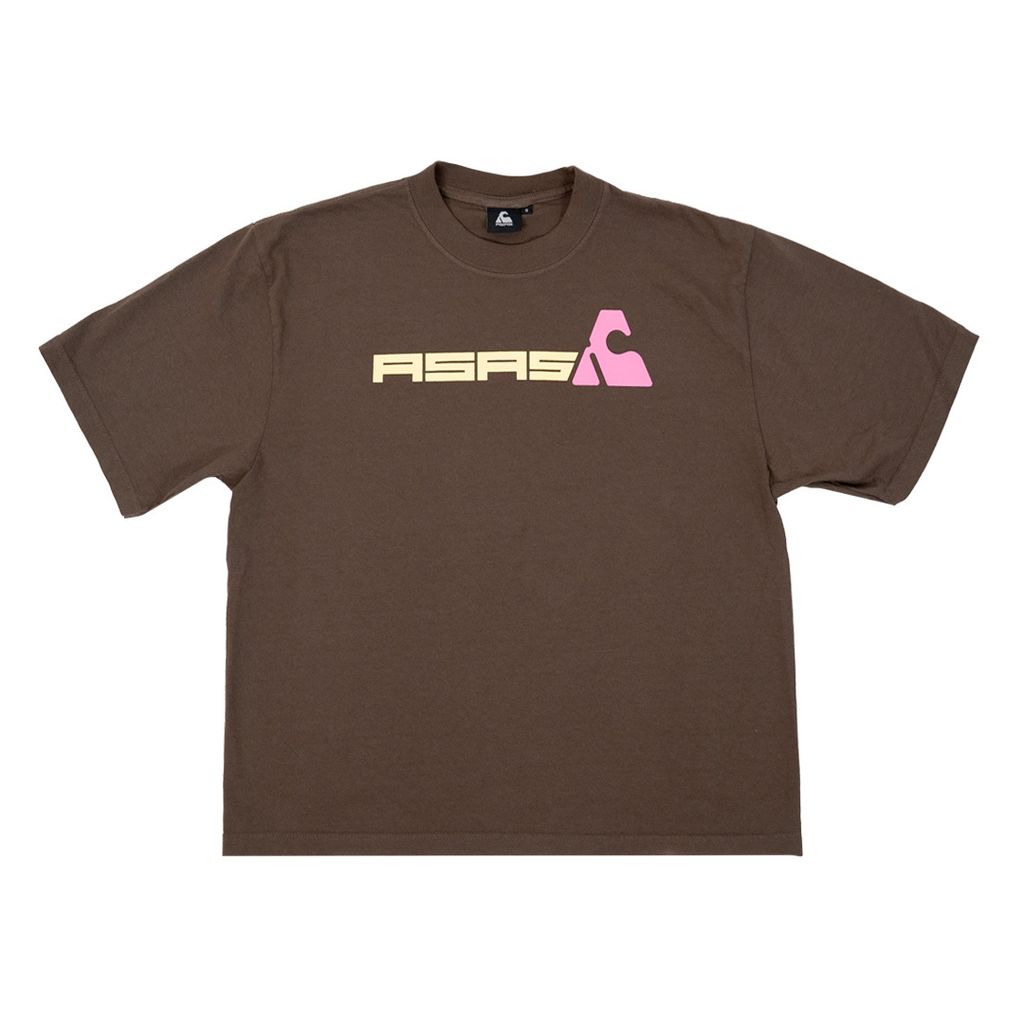 ASAS t-shirt brown Product Website WHITE BG Third Drop