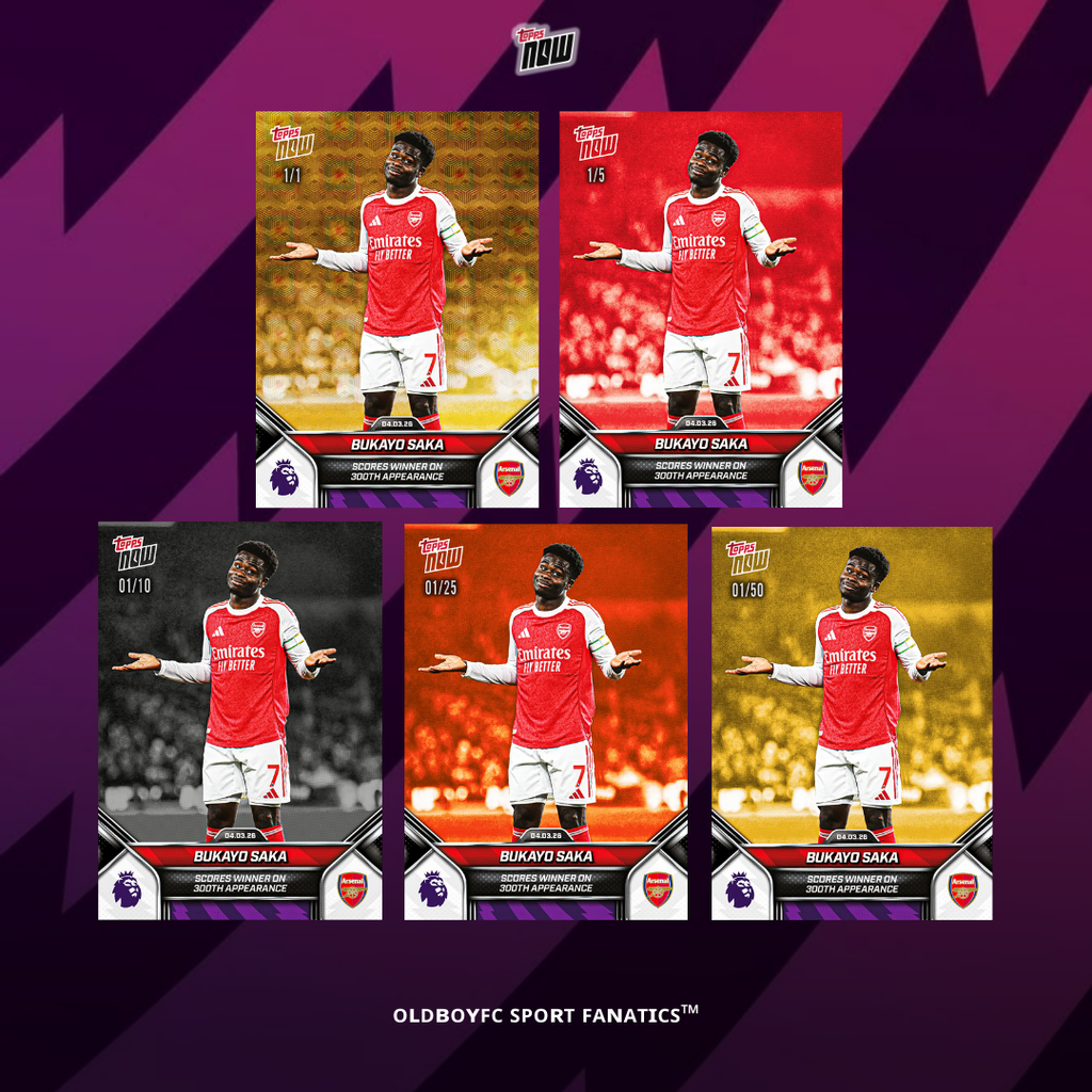 Topps Now Bukayo Saka 25/26 英超 球星卡 編號卡版本