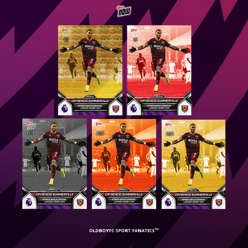 Topps Now Crysencio Summerville 25/26 英超 球星卡 編號卡版本