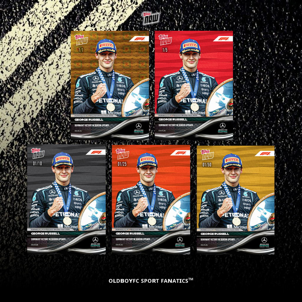 Topps Now George Russell 2026 F1 澳洲大獎賽 賽車卡 編號卡版本