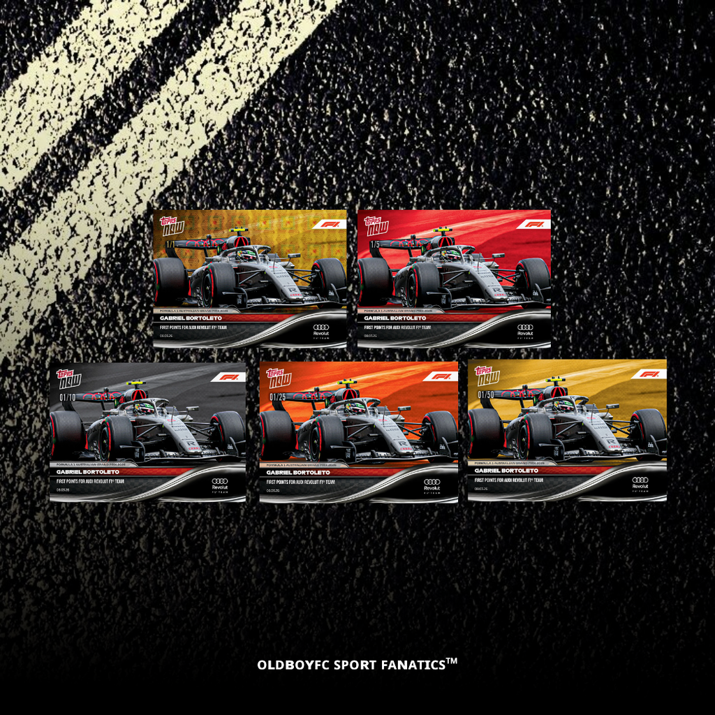 Topps Now Gabriel Bortoleto 2026 F1 澳洲大獎賽 賽車卡 編號卡版本