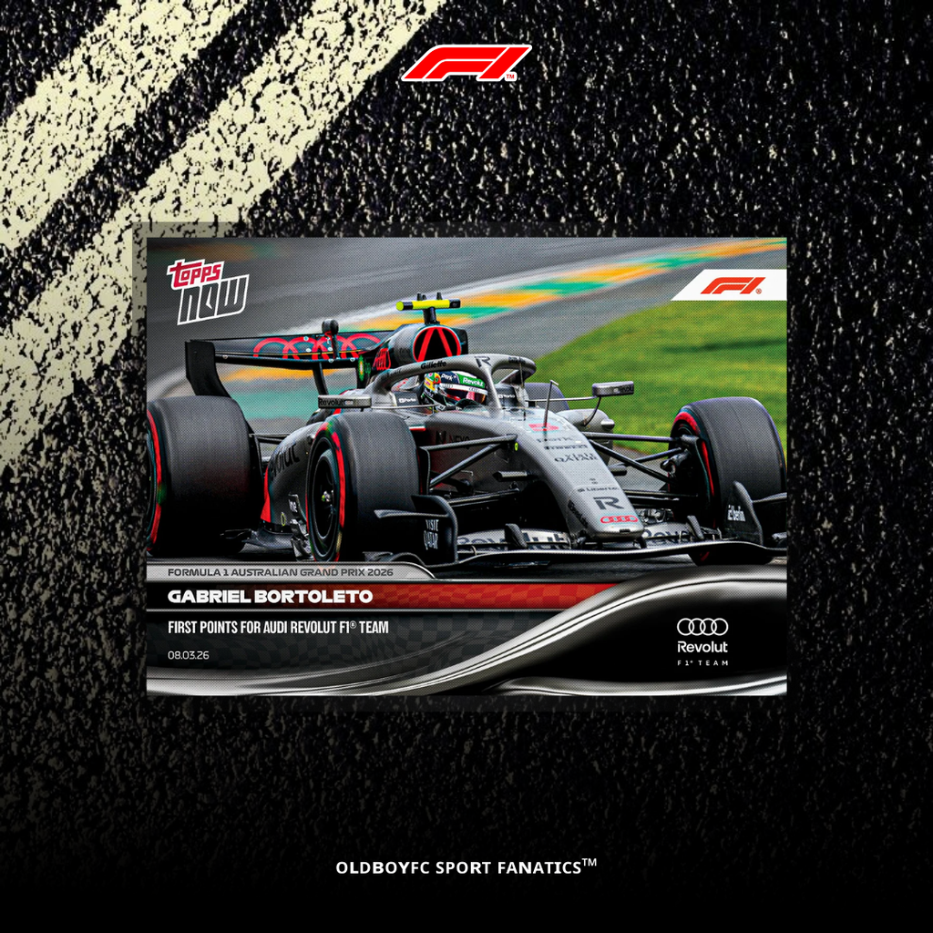 Topps Now Gabriel Bortoleto 2026 F1 澳洲大獎賽 賽車卡 正面圖