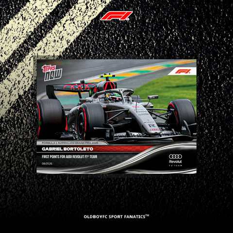 Topps Now Gabriel Bortoleto 2026 F1 澳洲大獎賽 賽車卡 正面圖