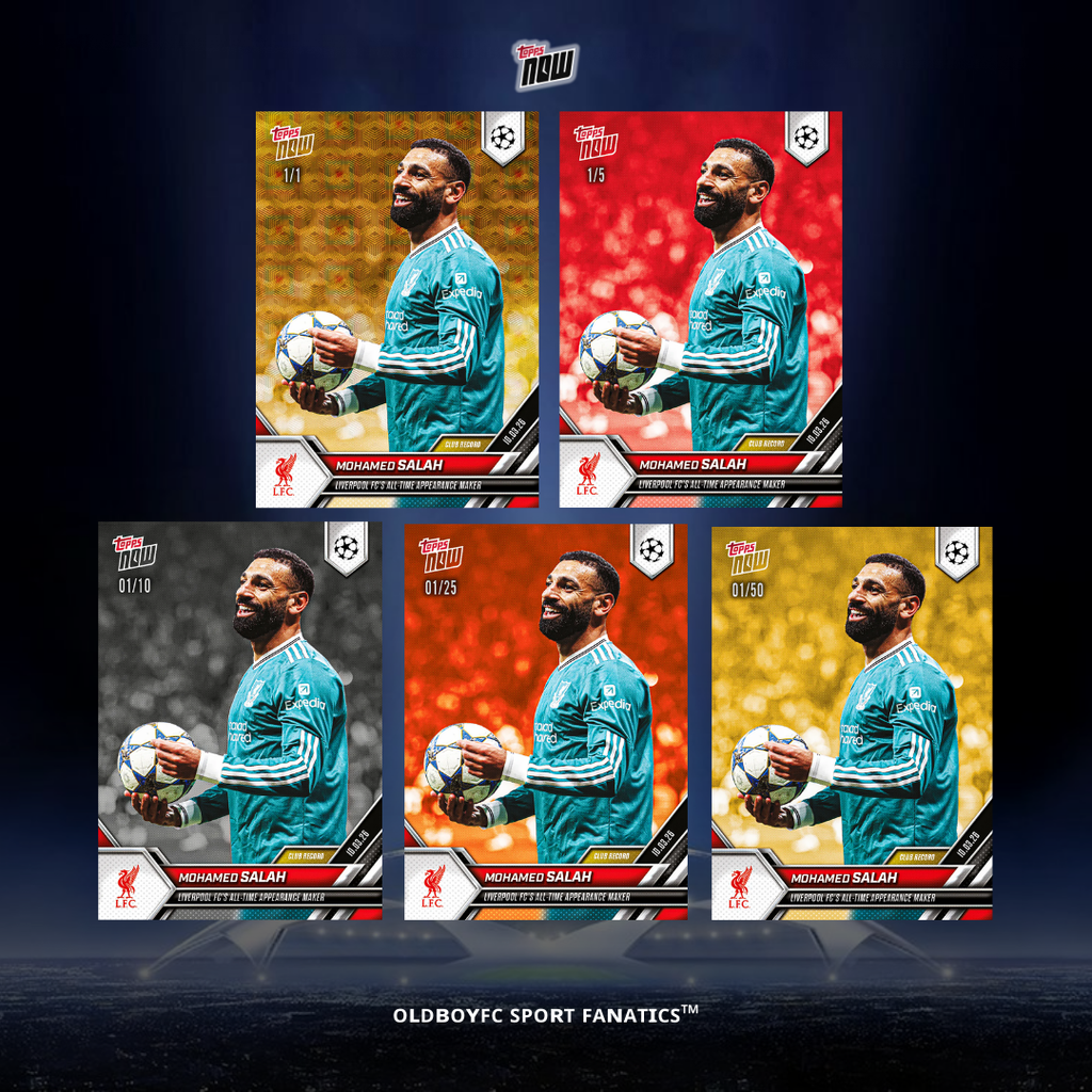 Topps Now Mohamed Salah 2025 UCL 編號平行卡