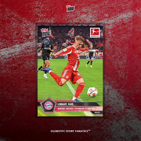 Topps Now Lennart Karl 2025 Bundesliga 球星卡 正面圖
