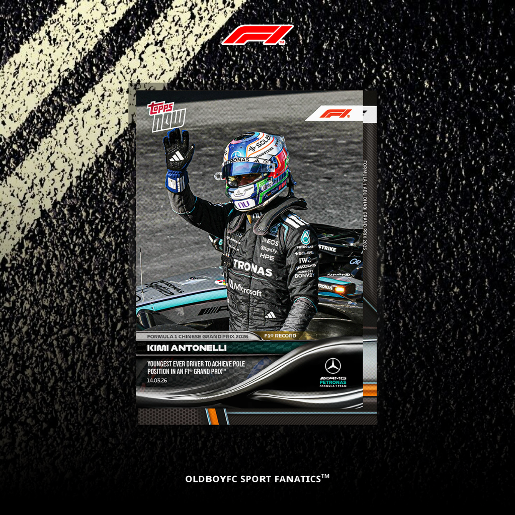Topps Now Kimi Antonelli 2026 F1 中國大獎賽 球星卡 正面圖