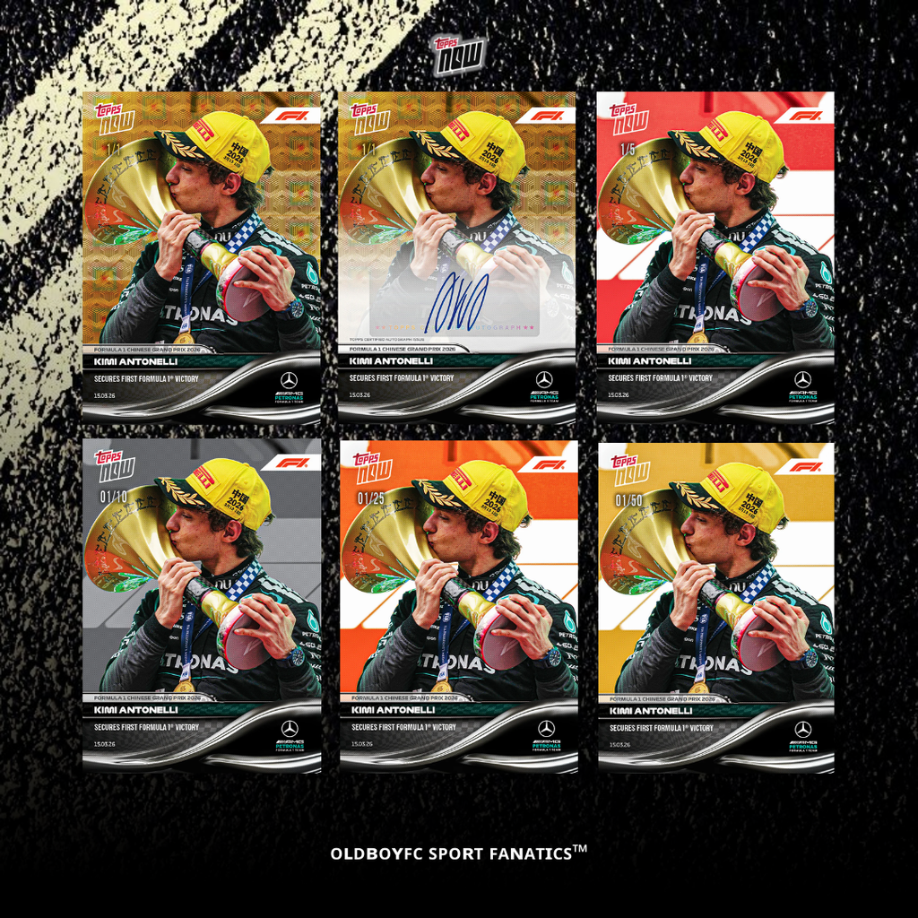 Topps Now Kimi Antonelli 2026 F1 中國大獎賽 冠軍 限量編號卡