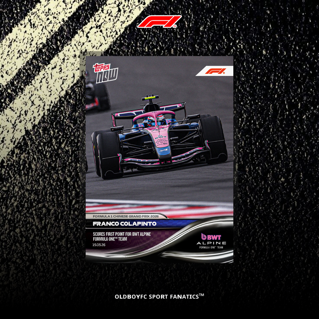 Topps Now Franco Colapinto 2026 F1 中國大獎賽 球星卡 正面圖