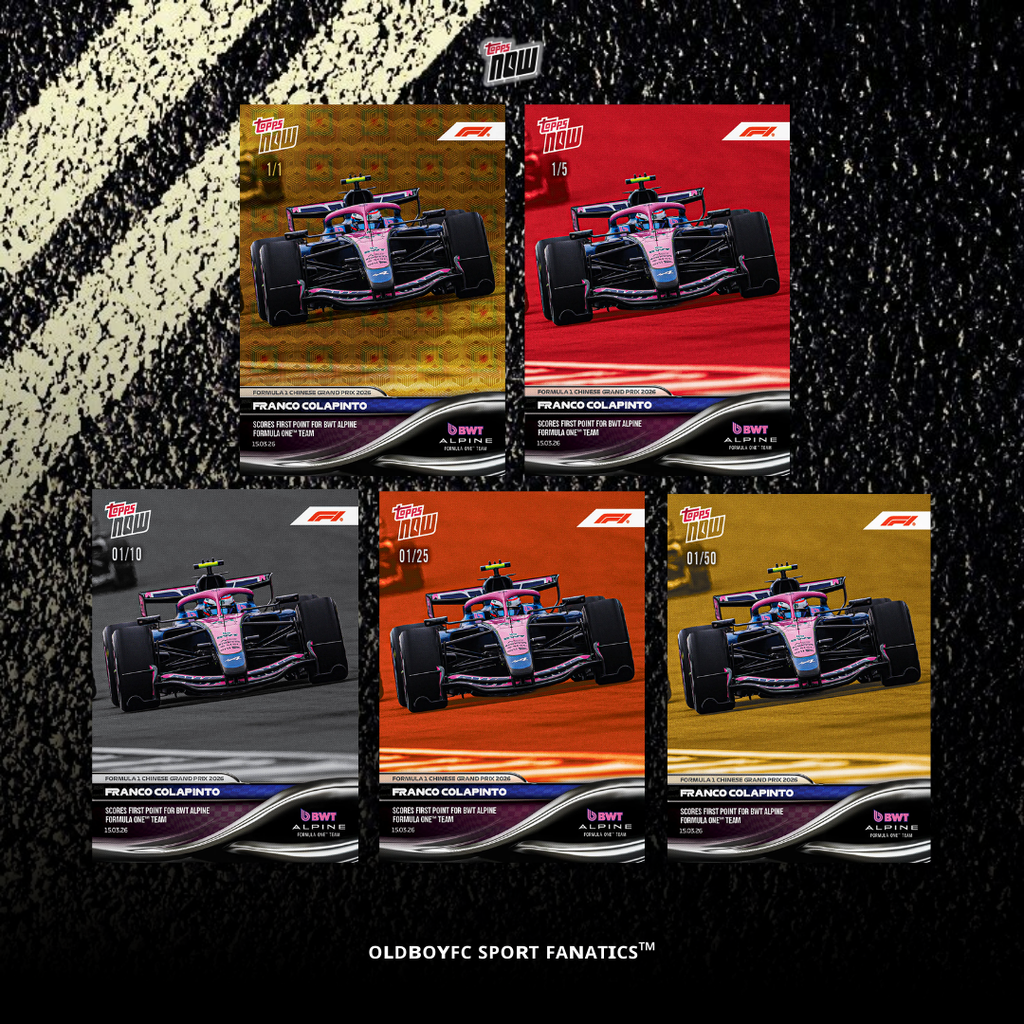 Topps Now Franco Colapinto 2026 F1 中國大獎賽 限量編號卡