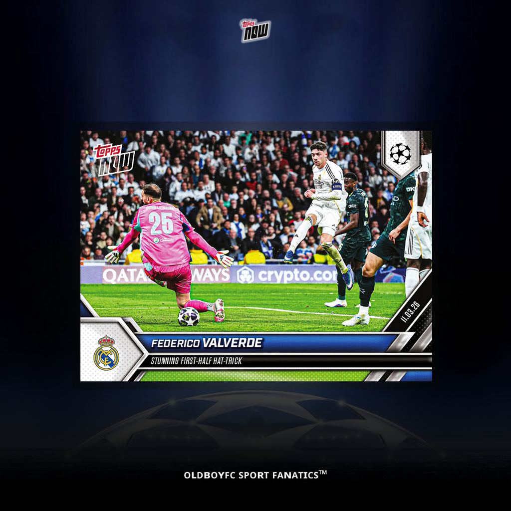 Topps Now Valverde 2025/26 歐冠 球星卡 正面圖