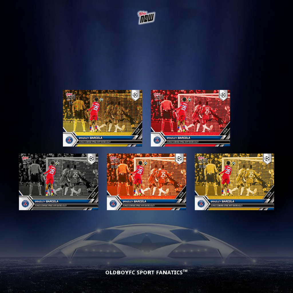 Topps Now Barcola 2025/26 歐冠 球星卡 編號卡