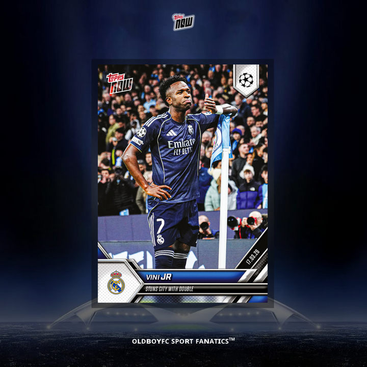 Topps Now Vini Jr 2025/26 歐冠 球星卡 正面圖