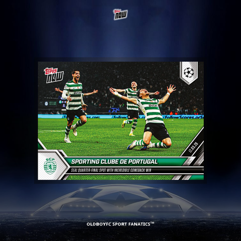 Topps Now Sporting CP 2025/26 歐冠 球隊卡 正面圖