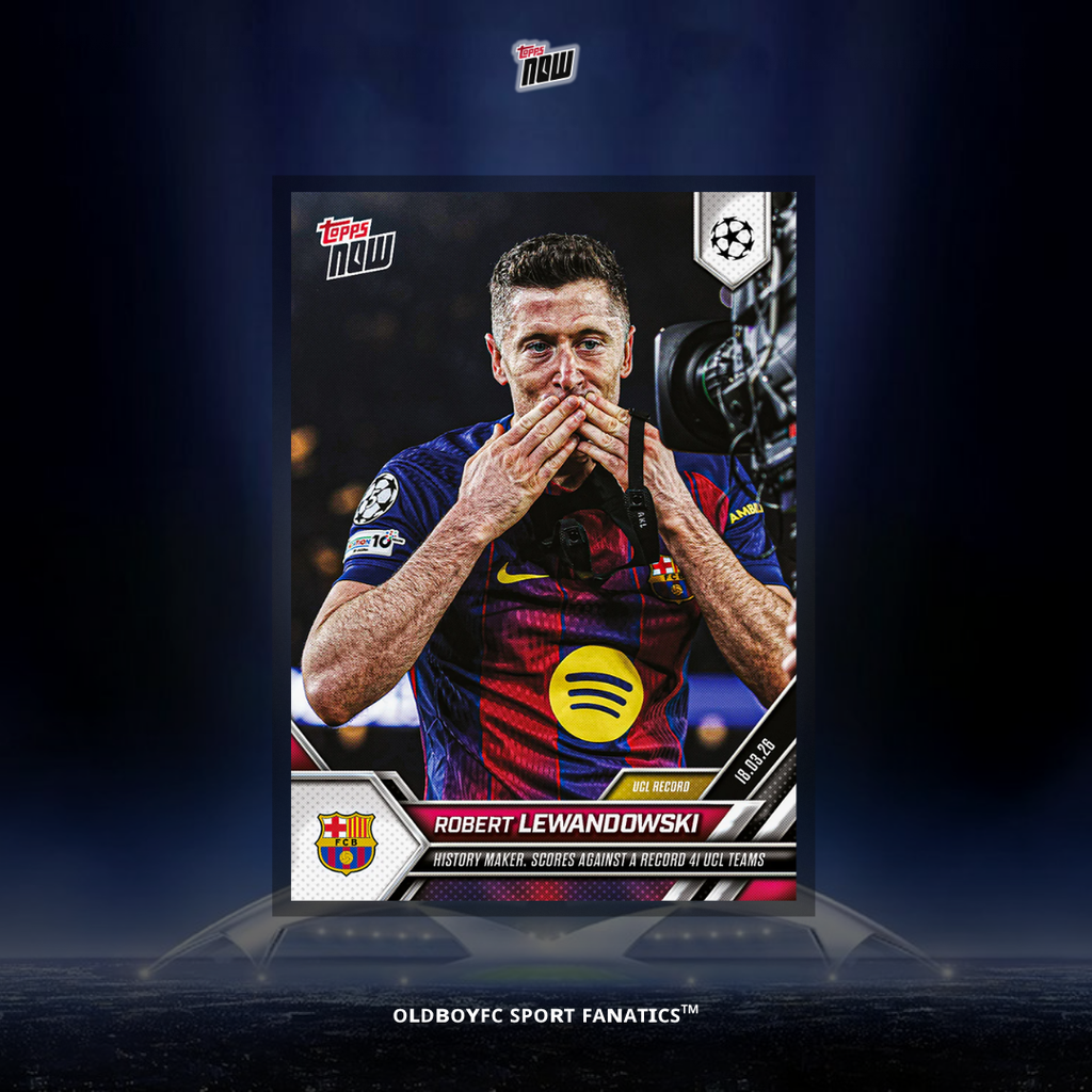 Topps Now Lewandowski 2025/26 歐冠 球星卡 正面圖2