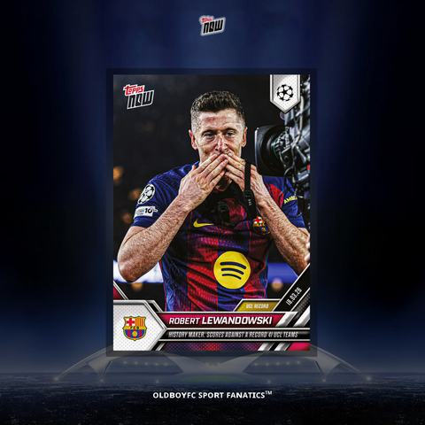 Topps Now Lewandowski 2025/26 歐冠 球星卡 正面圖2