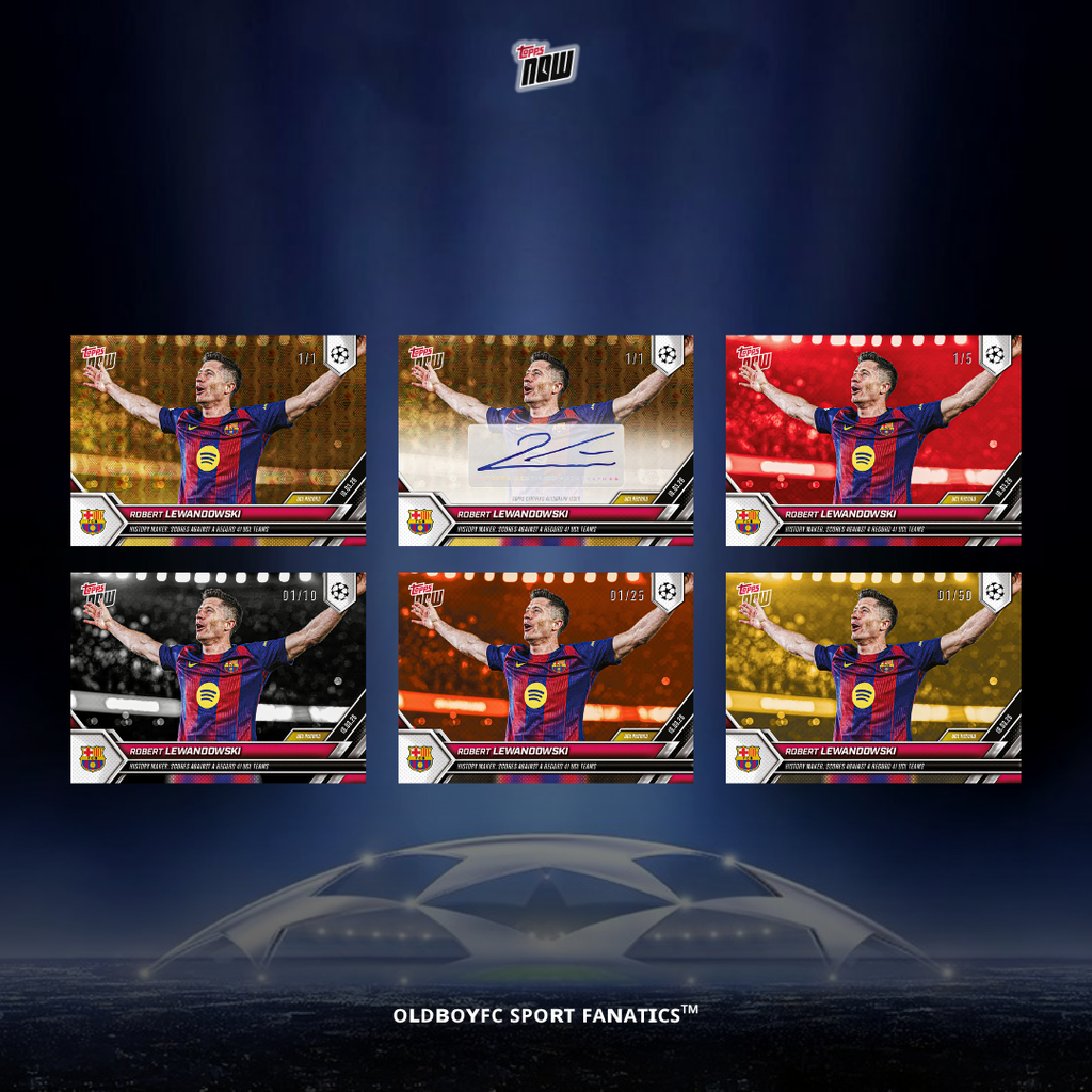 Topps Now Lewandowski 2025/26 歐冠 球星卡 編號卡