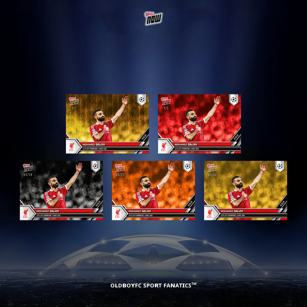 Topps Now Salah 2025/26 歐冠 球星卡 編號卡