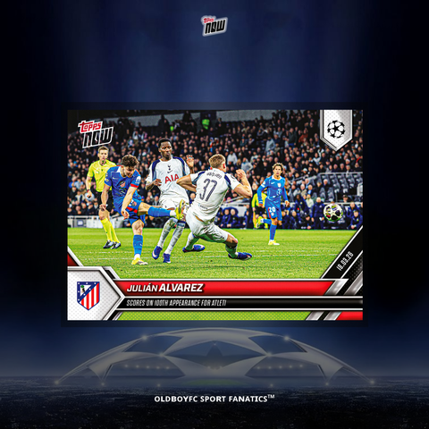 Topps Now Álvarez 2025/26 歐冠 球星卡 正面圖