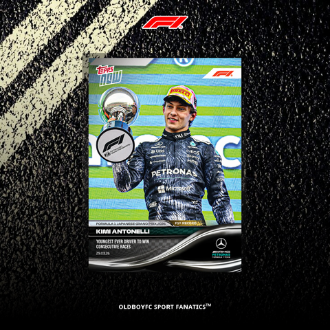 Topps Now Antonelli 2026 F1 日本大獎賽 球星卡 正面圖