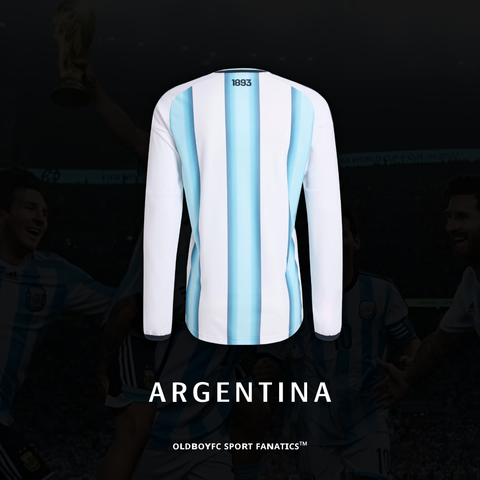 【球員版】阿根廷 2026 世界盃主場長袖球員版 足球球衣