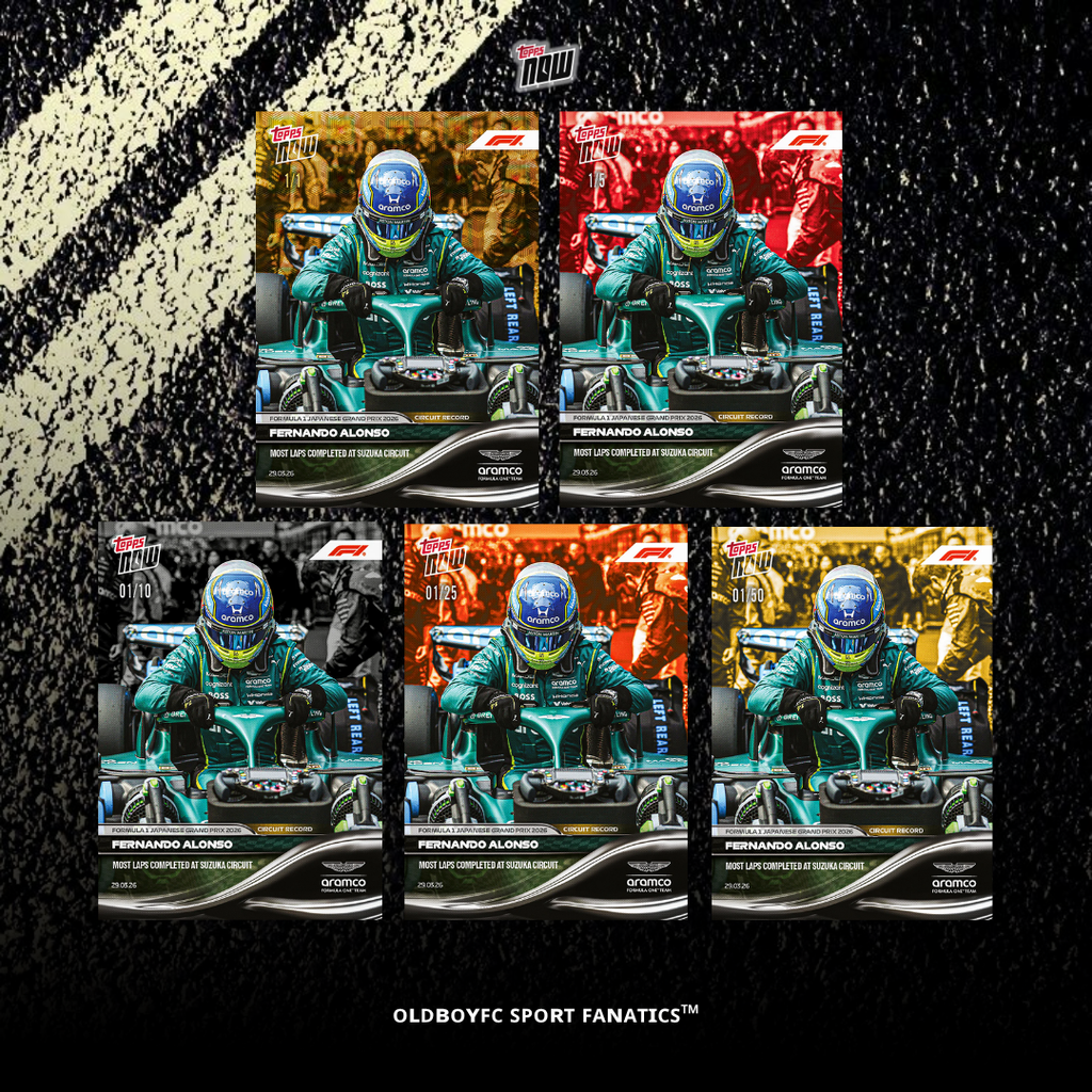 Topps Now Alonso 2026 F1 日本站 編號卡版本