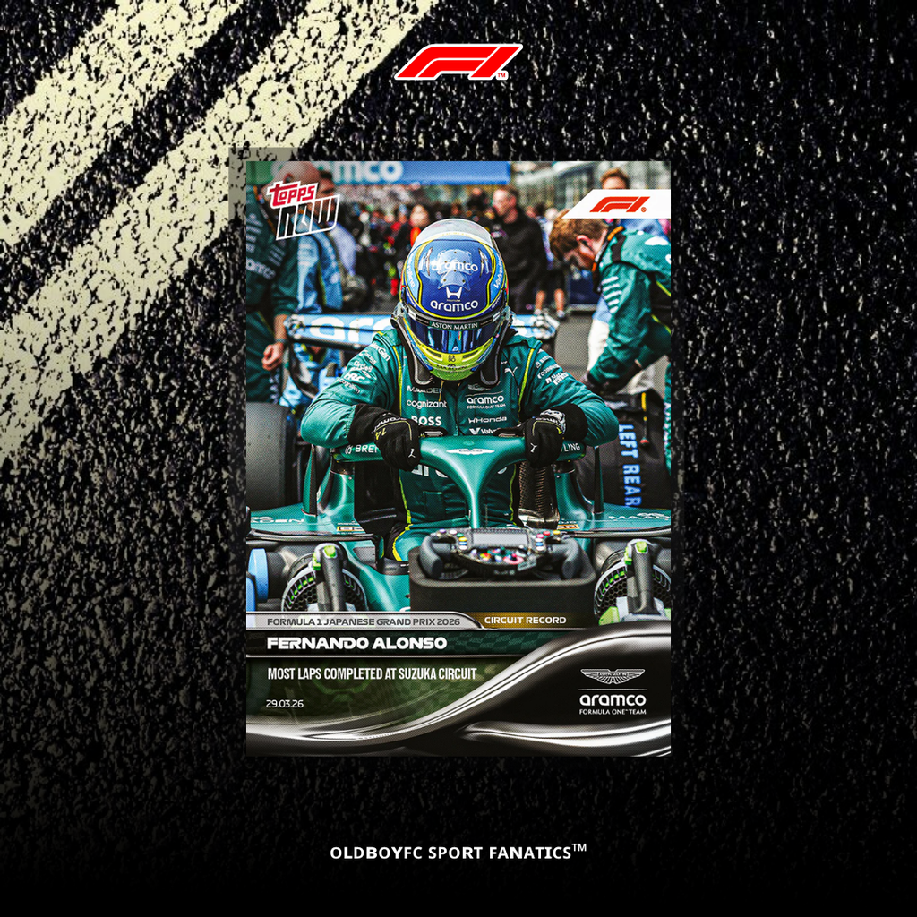 Topps Now Alonso 2026 F1 日本大獎賽 球星卡 正面圖