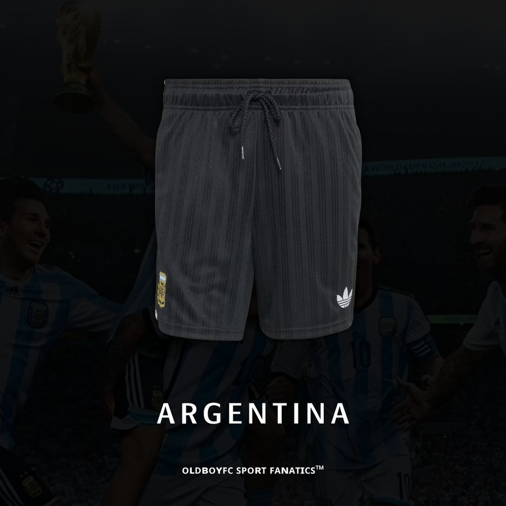 阿根廷世界盃復古寬鬆短褲-JZ6308