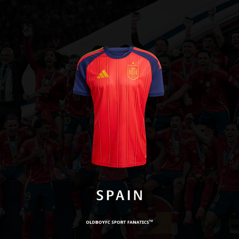 【球迷版】西班牙 2026 世界盃主場球迷版 足球球衣