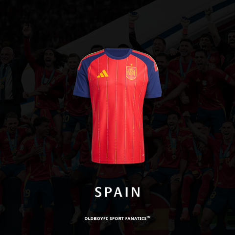 【球員版】西班牙 2026 世界盃主場球員版 足球球衣