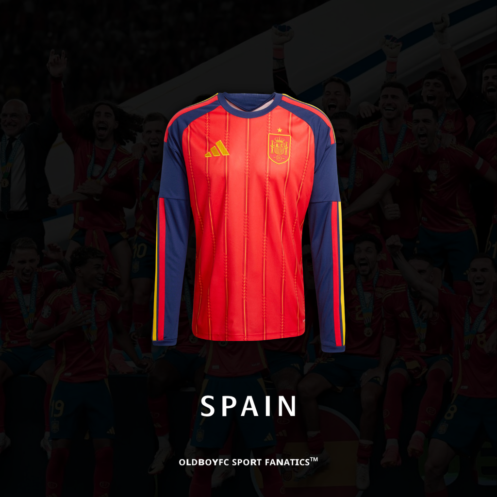【球迷版】西班牙 2026 世界盃主場長袖球迷版 足球球衣