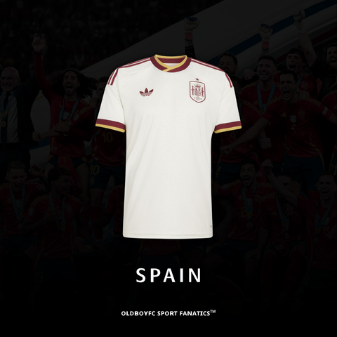 【球迷版】西班牙 2026 世界盃客場球迷版 足球球衣