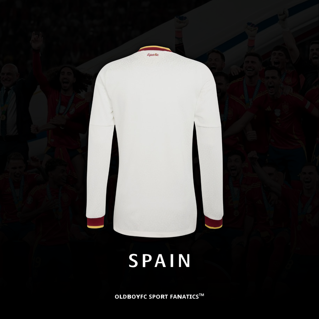 【球員版】西班牙 2026 世界盃客場長袖球員版 足球球衣
