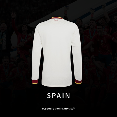 【球員版】西班牙 2026 世界盃客場長袖球員版 足球球衣